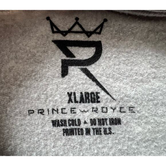 Prince Royce Alter Ego Longsleeve Lightweight Crewneck Sweatshirt Grey XL - Picture 5 of 8